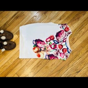 JLN Ted Baker Floral Sleeveless Top Size 1/S